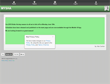 Tablet Screenshot of mysha.org